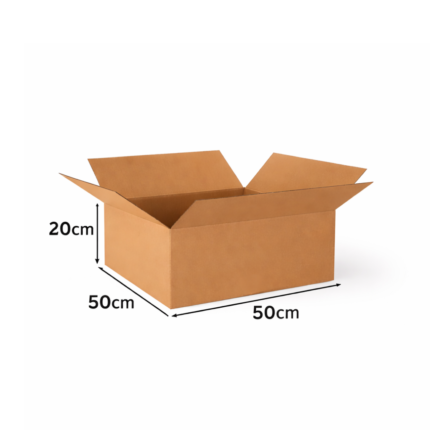 كرتون بني 50x50x20 سم